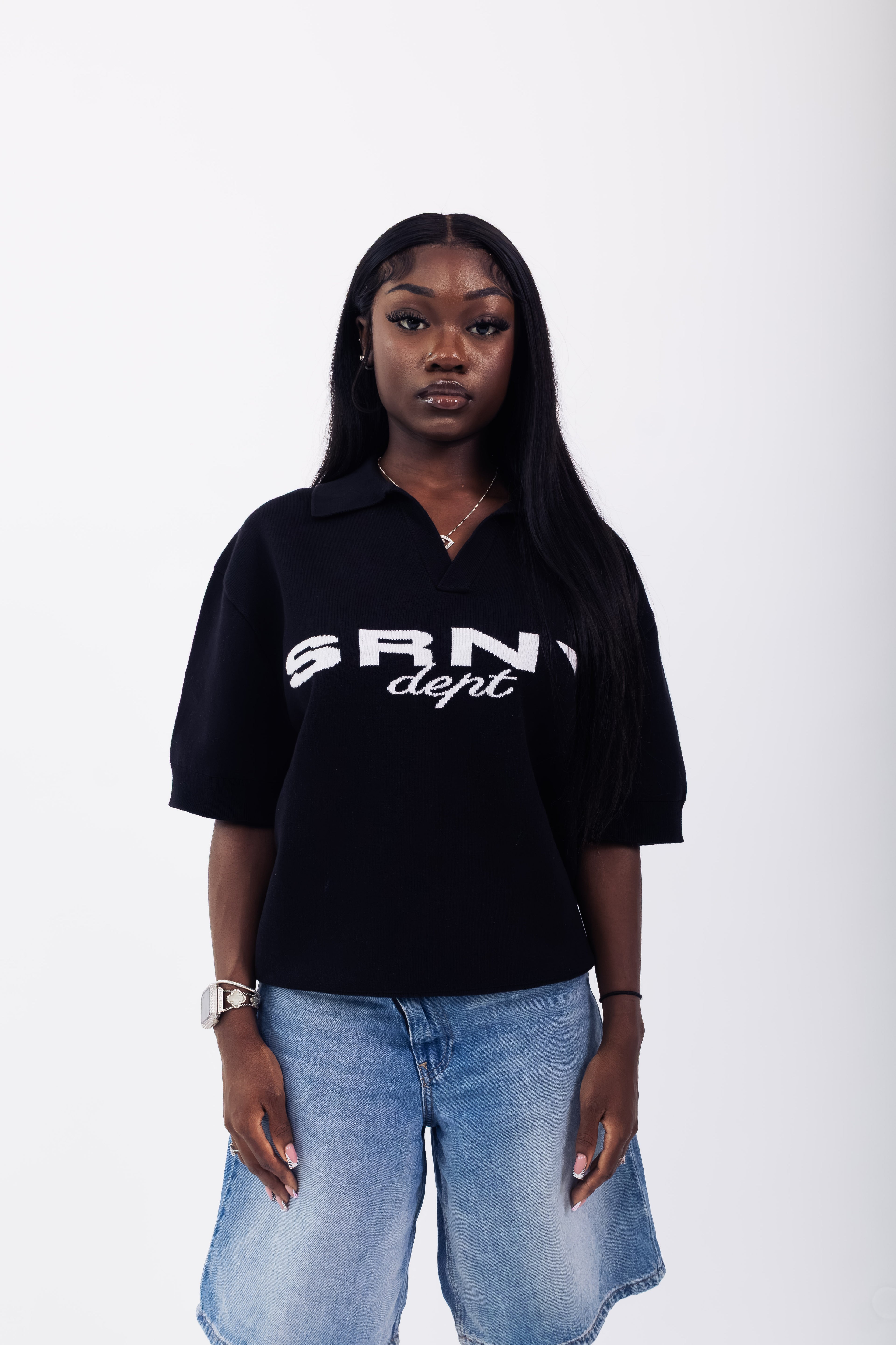 Signature Knit Shirt - Black